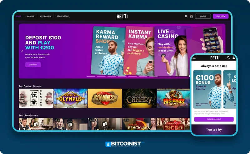 Betti Casino Welcome Bonus